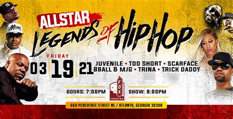 Allstar Legends Of Hip Hop Fox Theatre