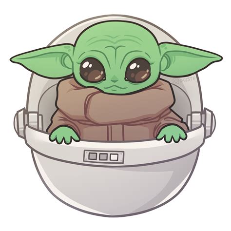 Heres A Baby Yoda Illustration I Made To Brighten Your Day ♥ Raww
