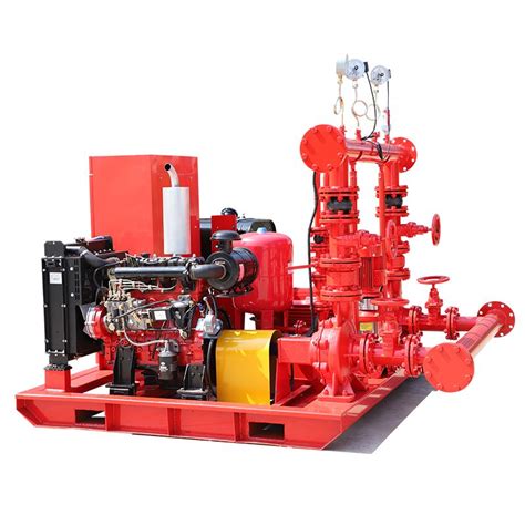 Fire Pump Package Comprises A Combination Of Electric Motor Driven Pump