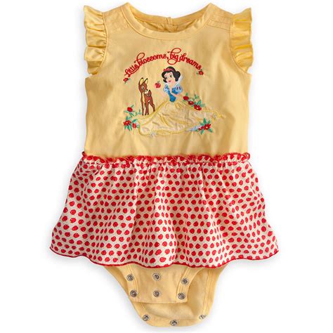 Snow White Disney Cuddly Bodysuit For Baby Disney Baby Clothes Disney