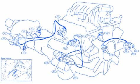 Nissan D21 1994 Compartment Electrical Circuit Wiring ...