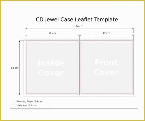 Cd Cover Template Photoshop Free Download Of Jewel Case Templates 11