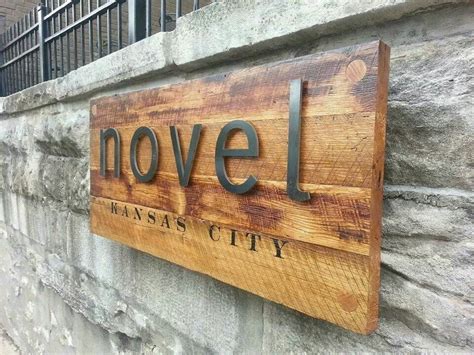 Reclaimed Barn Wood Sign For New Restaurant Novel Made By One Of Our