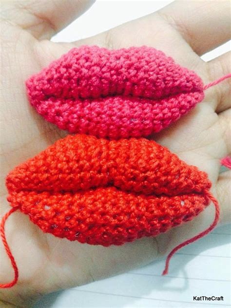 So Many Things To Do So Little Time Lips Amigurumi Free Pattern