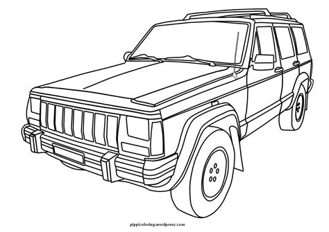 Manhandle your 32 real pickup truck coloring sheet. Square-shouldered Cherokee for the Jeep Coloring Book ...