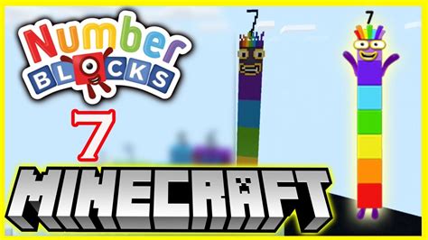 Numberblocks 1 In Minecraft Making Numberblock Numberblocks Images