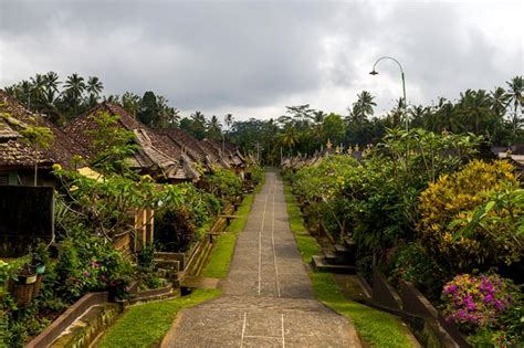 Penglipuran Tradicional Vila Balinesa Perto De Ubud Na Ilha De Bali
