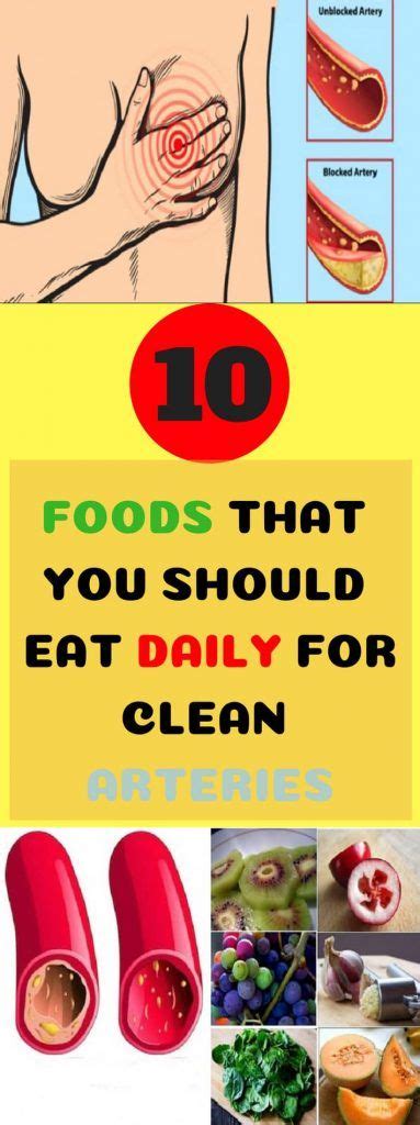 10 Foods That You Should Eat Daily For Clean Arteries Clean Arteries