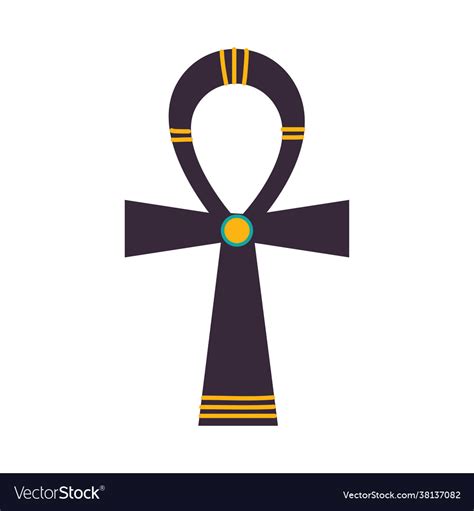 Ankh Or Key Life As Ancient Egyptian Royalty Free Vector