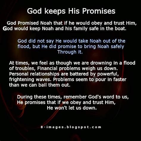 How Does God Keeps His Promises Quotes