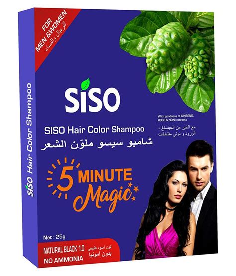 Siso 5 Minute Magic Hair Color Shampoo Pack Of 24 Semi Permanent Hair