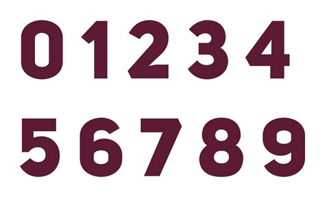 Printable Numbers 0 9 Free Printable Numbers Printabl
