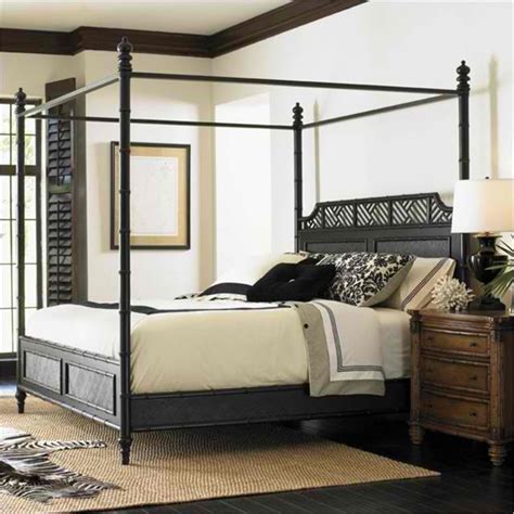 Securing bamboo dowels in the bed frame. 20 Fascinating Bamboo Canopy Beds and Daybeds | Home ...