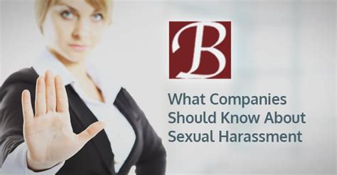 Things Every Company Should Know About Sexual Harassment