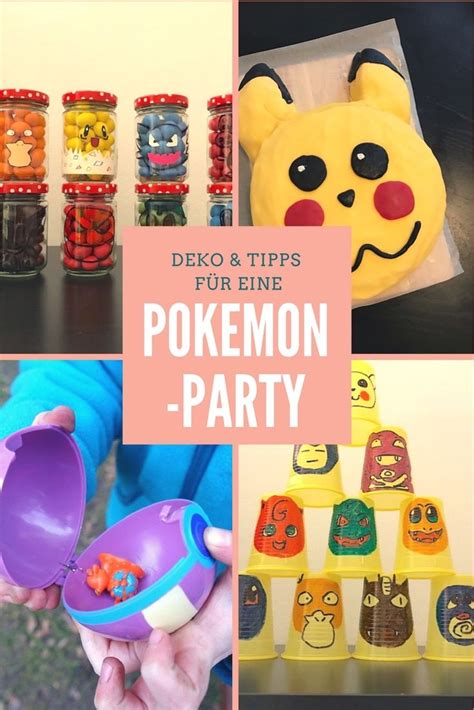 Pokémon Party Deko Spiele And Kuchen Mottoparty Pokemon Geburtstag