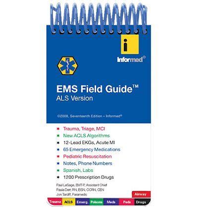 Ems field guides | mylvad. Informed Guides: EMS Field Guide, ALS Version #theEMSstore ...