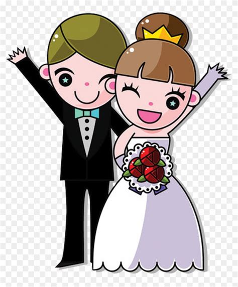 Bride Marriage Wedding Couple Bride And Groom Animation Free