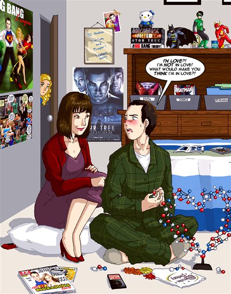 Im Not In Love The Big Bang Theory Fan Art 17164280 Fanpop