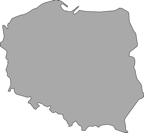 Un modèle de carte complétée (pologne) qui utilise la géolocalisation. Image vectorielle gratuite: Pologne, Carte, Pays, Europe ...