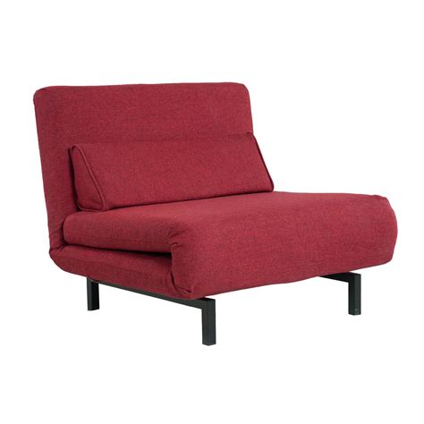 Jaxpety folding sofa bed arm chair convertible sleeper chair, leisure recliner lounge couch 6 positions adjustable backrest,2 wheels. Have to have it. Red Fabric Convertible Chair - $529 ...