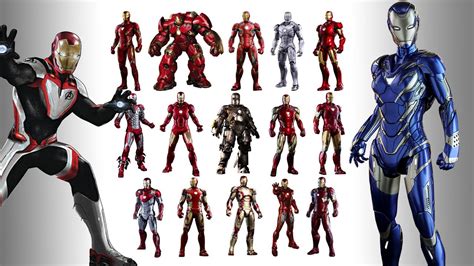 Every Iron Man Suit In The Mcu Avengers Endgame 2019 Update Youtube