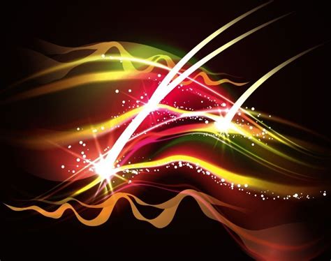 Free Colorful Abstract Lights Background Vector 01 Titanui