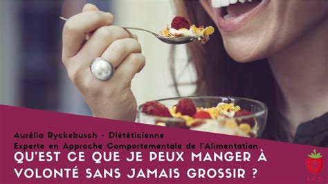Quest-ce quon peut manger à volonté sans grossir