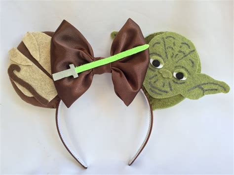 Yoda Themed Mouse Ears By Theavengears On Etsy