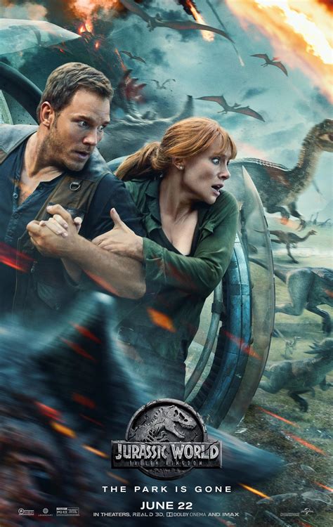 Jurassic World Fallen Kingdom Poster Trailer Addict