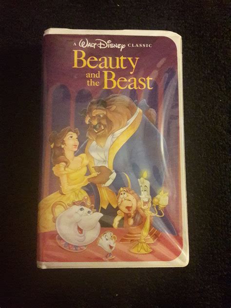 Beauty And The Beast Vhs 1992 Walt Disneys Black Diamond Etsy