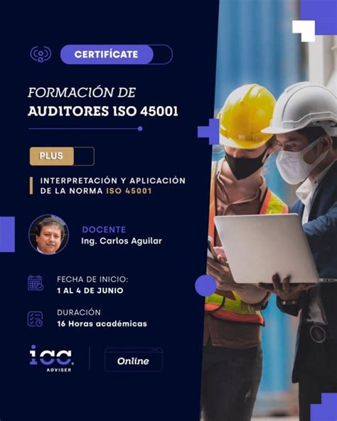 Formación De Auditores Iso 45001 Iccadviser