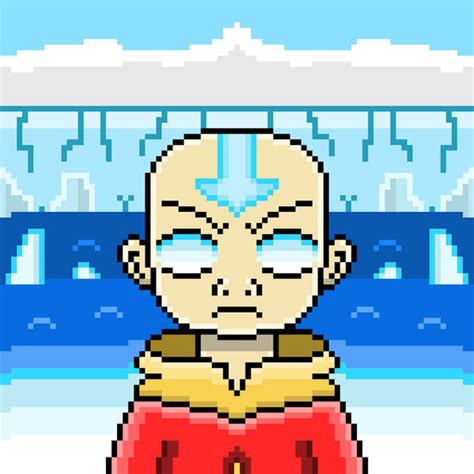 Avatar Aang Pixel Art By Superhypersonic2000 On Deviantart