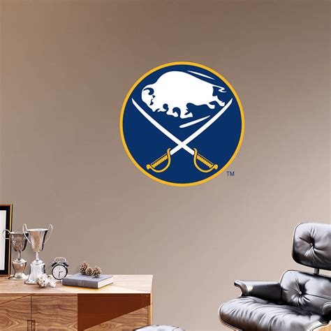 23 buffalo sabres hd wallpapers and background images. Buffalo Sabres Vintage Logo Wall Decal | Shop Fathead® for Buffalo Sabres Decor