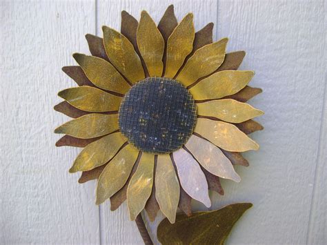 20 Metal Sunflower Wall Decor Homyhomee