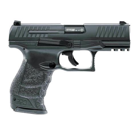 Umarex T4e Walther Ppq 43 Cal Co2 Blowback Paintball Pistol Black
