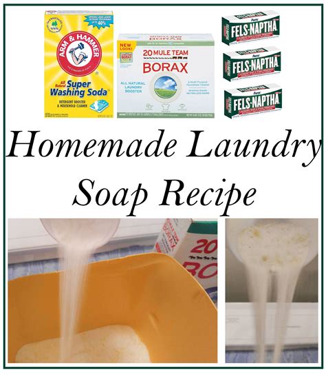 Homemade Laundry Soap Recipe Borax Homemade Ftempo