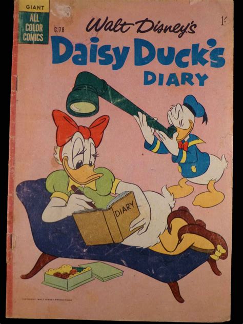 g078 daisy duck s diary 1957 ozzie comics