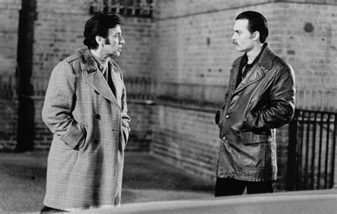 Johnny Depp And Al Pacino In Donnie Brasco 1997 Johnny Deppal