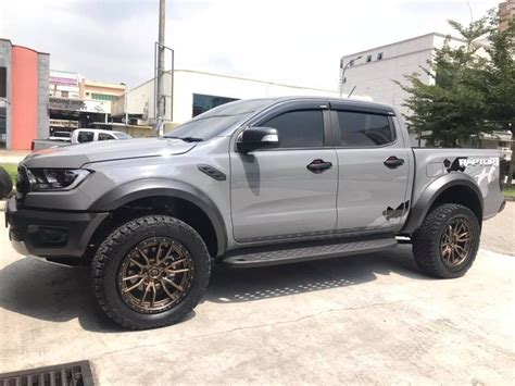 Ford Ranger Raptor Grey Fuel Off Road Rebel 6 D681 Wheel Wheel Front