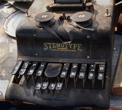 Court Reporting At Home A Brief History Of The Stenograph