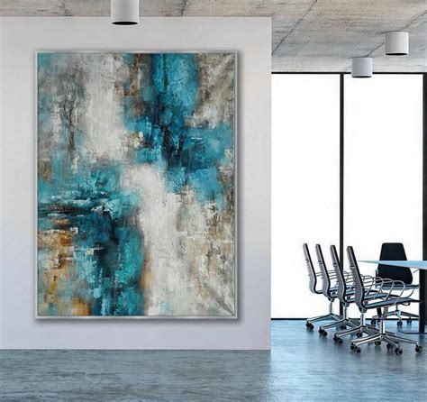 Texture Abstract Oversize Modern Contemporary Canvas Wall Art Hand Made Extra Large Textured