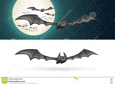 Bat Cartoon Illustration Stock Vector Illustration Of