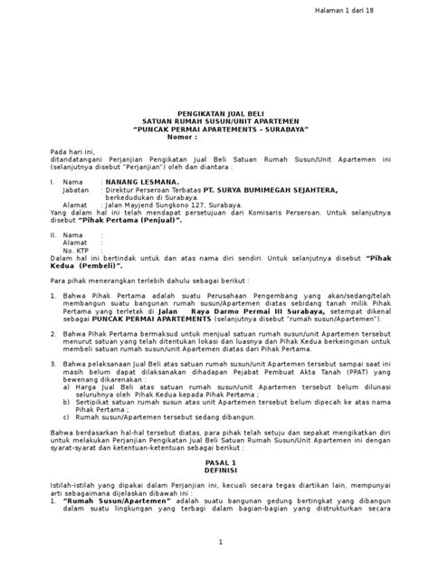 Silahkan simak beberapa contoh berikut ini. Akta Notaris Contoh Surat Perjanjian Pengikatan Jual Beli ...