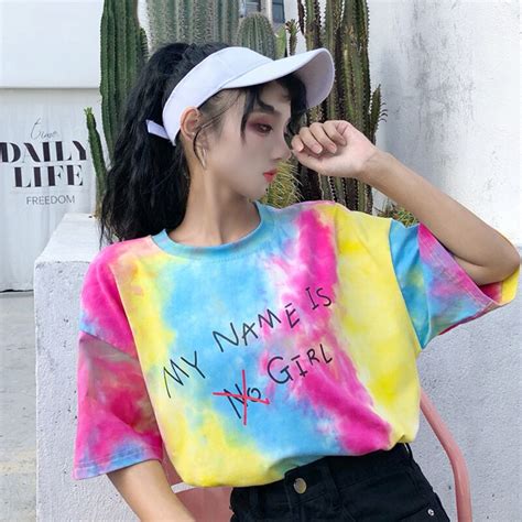 Buy Summer Women T Shirt Top 2018 Korean Ulzzang Harajuku Letters Printed