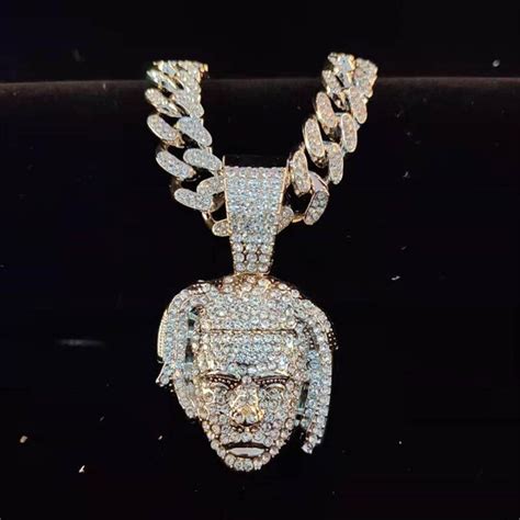 Men Women Hip Hop Xxxtentacion Pendant Necklace With 13mm Etsy