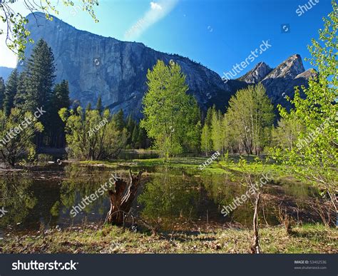 Yosemite National Park In Spring Stock Photo 53402536
