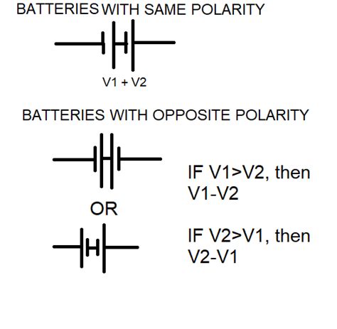 What Would Be The Voltage Between Two Batteries Connected In Series