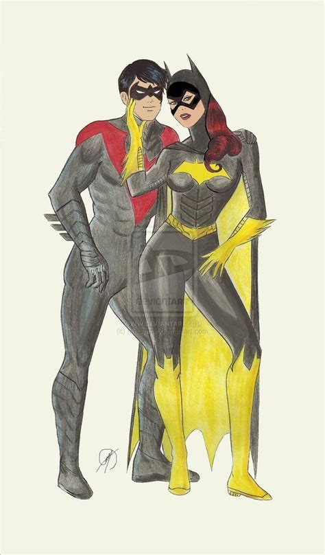 Nightwing And Batgirl New 52 By Missymur On Deviantart Nightwing And
