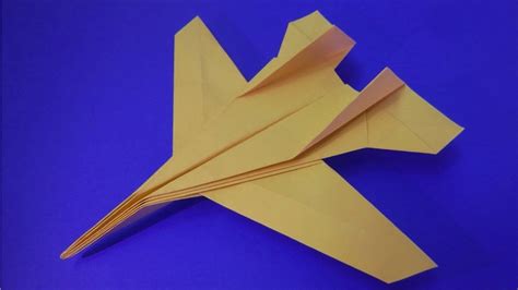Как сделать самолёт из бумаги Оригами самолёт из бумаги Youtube