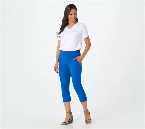 Wicked by Women with Control Capri Pants with Pockets - QVC.com